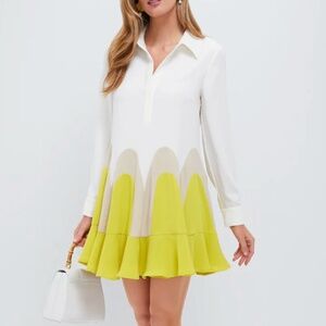 Tuckernuck Canary Flounce Nadia Dress